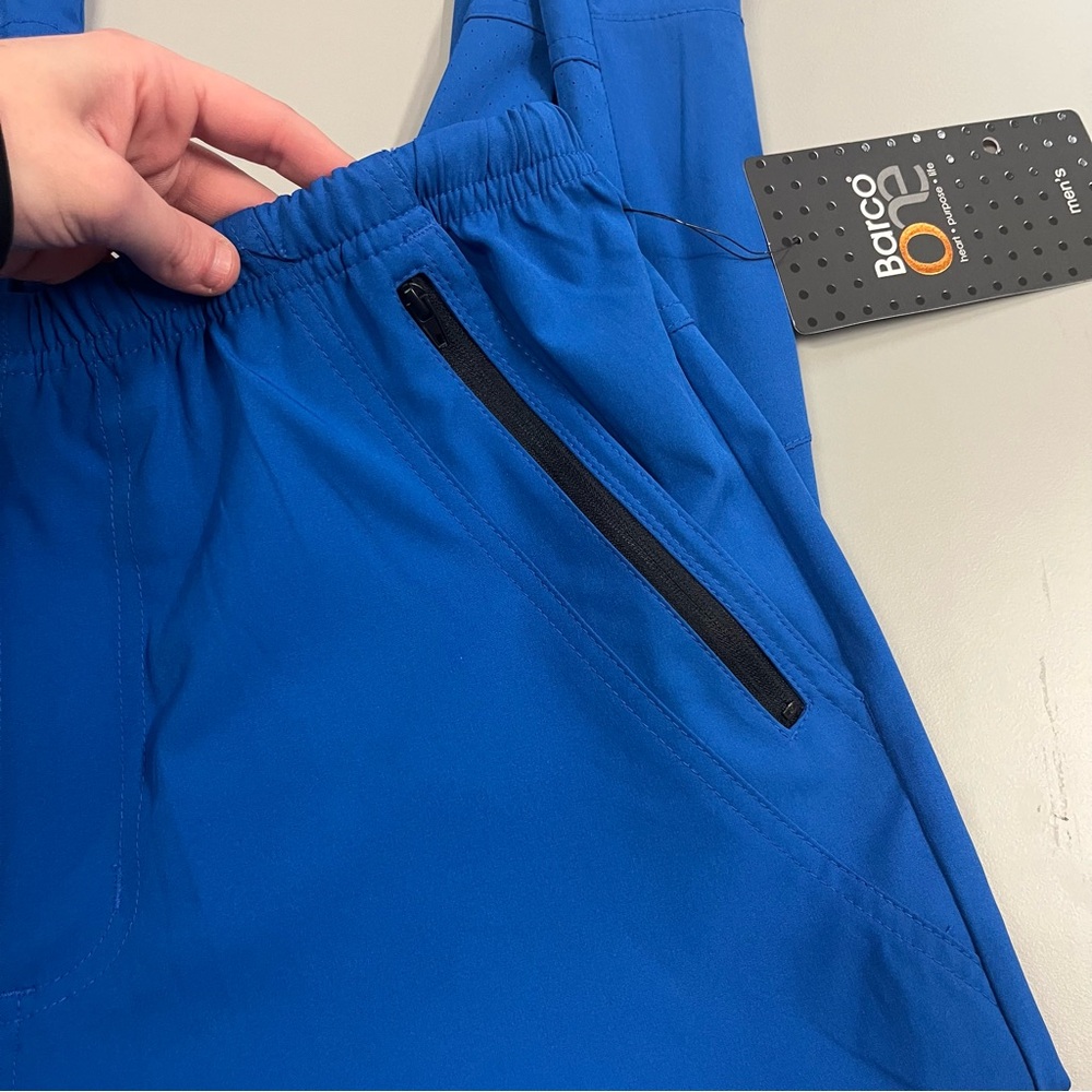 NWT Barco One Uniforms Royal Blue Men's Scrub Pants Size S - Picture 7 of 10